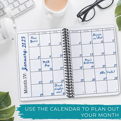 Blue Pursuit Goal Journal: A Unique Productivity, Motivation, Mindfulness, and Goal Planner
